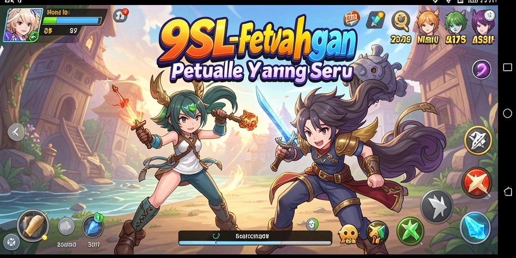 Gameplay seru 9SL dengan karakter anime yang memukau.