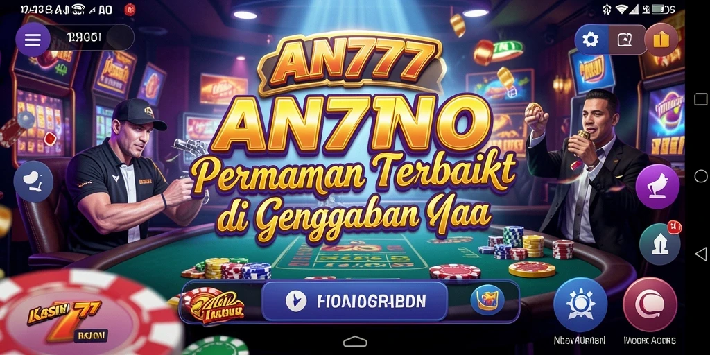 Tampilan gameplay AN777 yang menegangkan dan menghibur di layar smartphone.