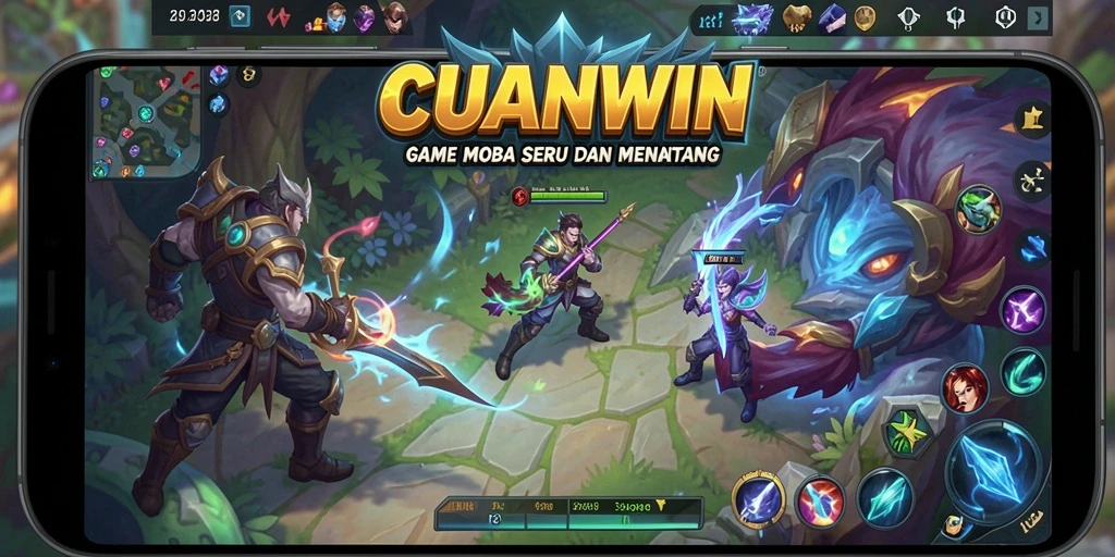 Tampilan antarmuka gameplay seru di CUANWIN.