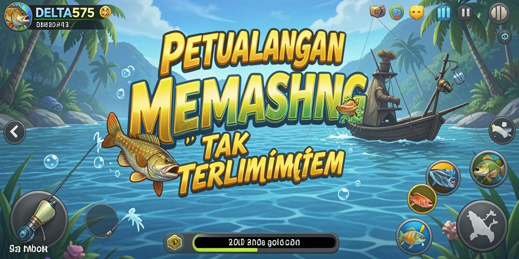 Tangkapan ikan yang memuaskan di game DELTA575.