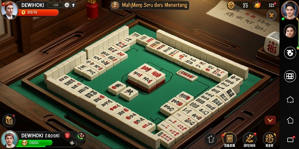 Tampilan menarik dari gameplay DEWIHOKI yang penuh warna dan dinamis.