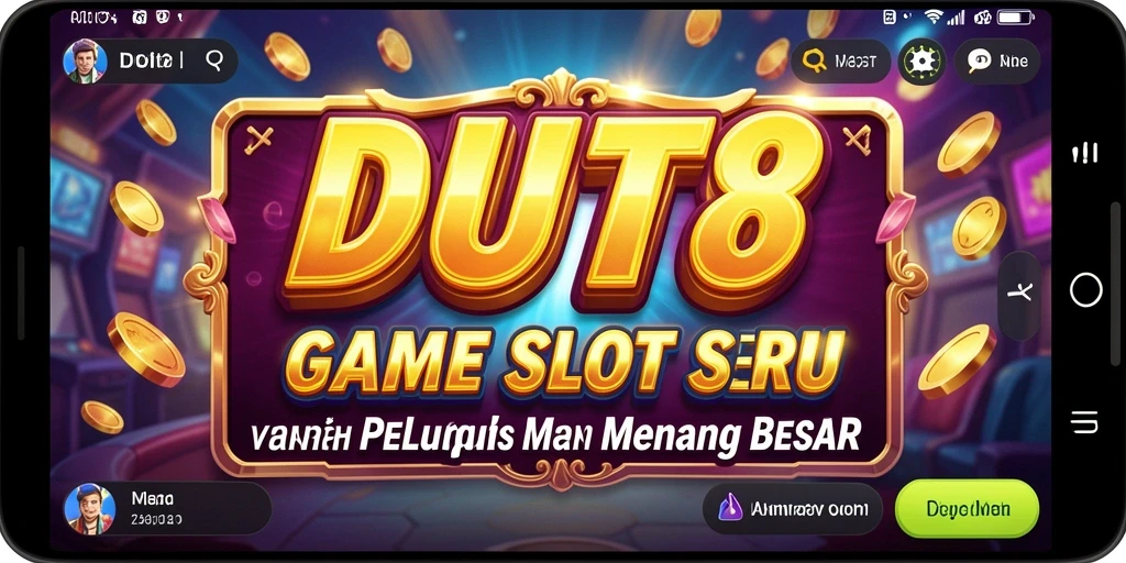 Tampilan gameplay seru dari DUIT8 dengan berbagai slot menarik.
