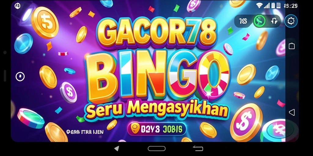 Tampilan gameplay Bingo yang menarik dan interaktif di GACOR78.