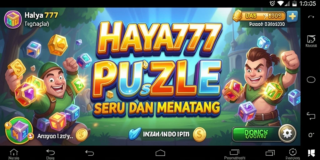 Screenshot HAYA777 menampilkan gameplay seru dalam menyelesaikan teka-teki.
