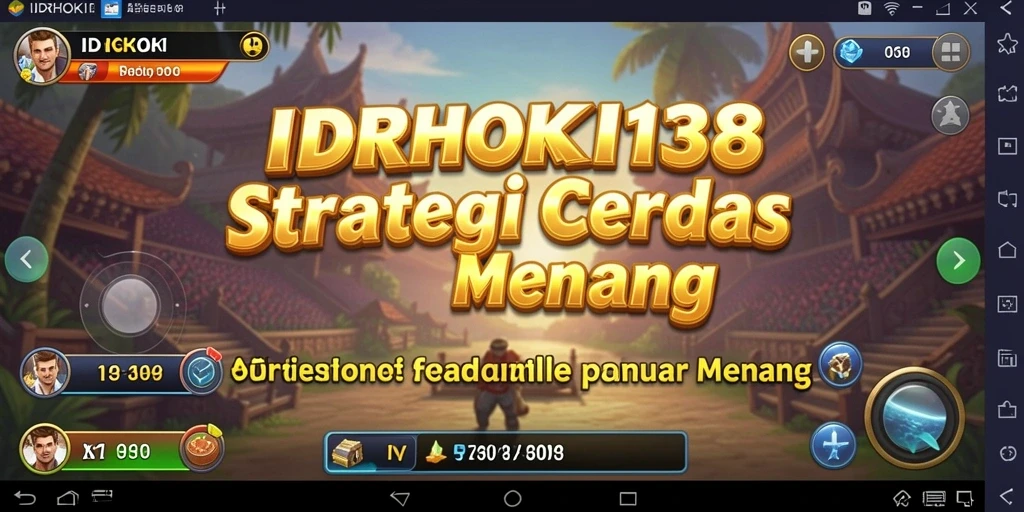 Screenshot gameplay strategi IDRHOKI138 menampilkan pertempuran yang intens dan grafis yang menakjubkan.