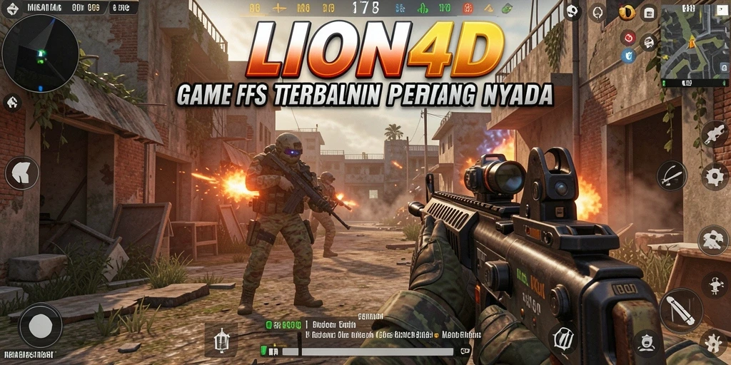 Tampilan gameplay LION4D yang menegangkan dan penuh aksi.