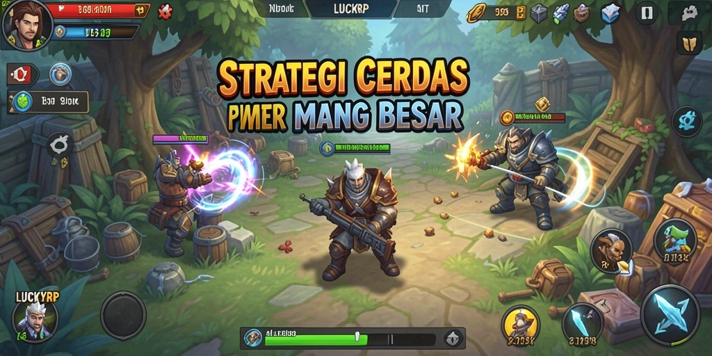 Tampilan gameplay menarik dari LUCKYRP yang memikat.