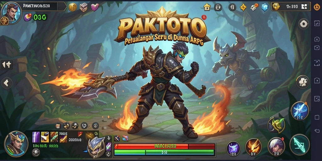 Gameplay seru PAKTOTO menampilkan pertarungan epik di dunia fantasi.