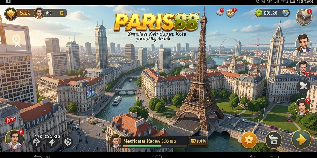 Tampilan gameplay PARIS88 yang memukau dan menghibur.